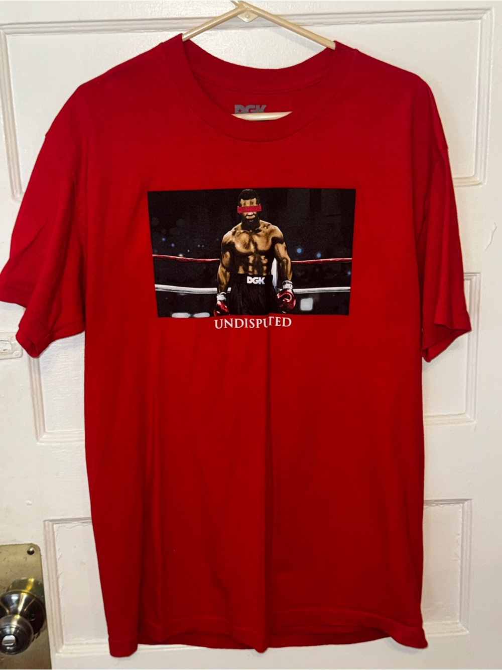 DGK Men’s Red 'Undisputed' Mike Tyson Graphic T-Shirt